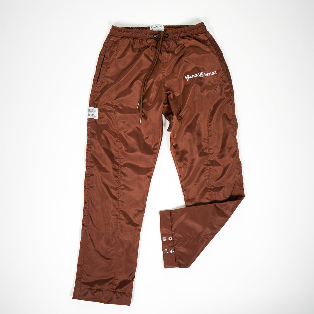 (NEW) BST NYLON TRACK PANTS (AGED COPPER)