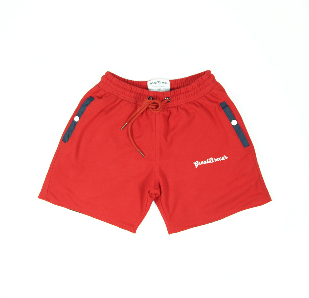 NET COTTON SHORTS (VARSITY RED)