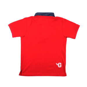 COTTON SPORT POLO (VARSITY RED)